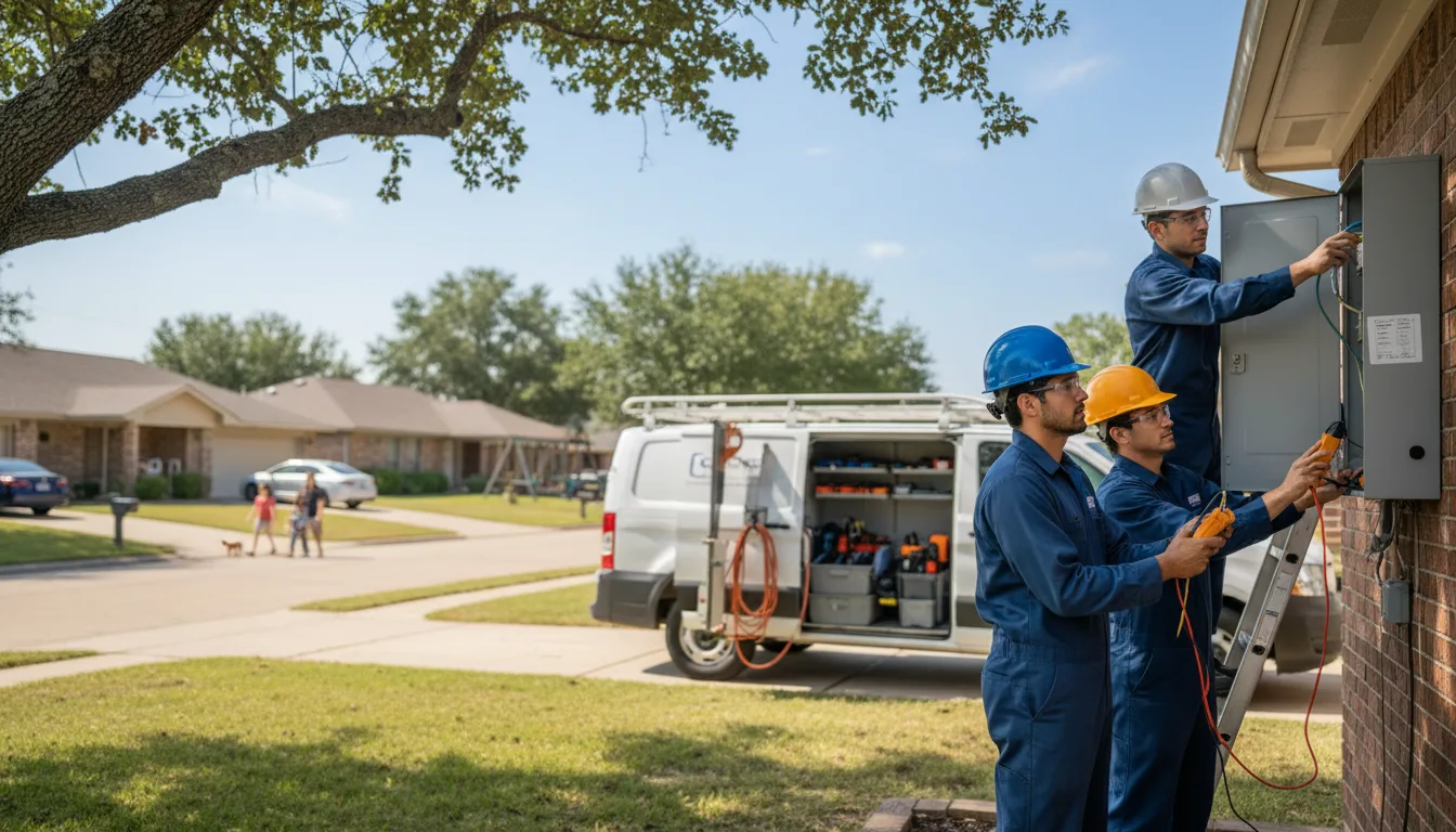 Certified electrician providing emergency electrical services in South Byron, NY